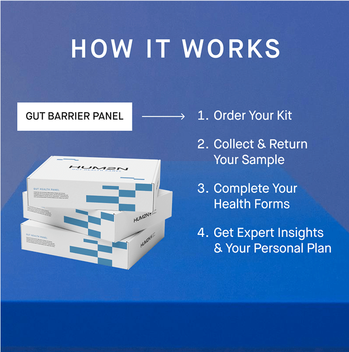 Gut Barrier Panel + Interpretation with HUM2N Health Expert - HUM2N: Longevity Shop